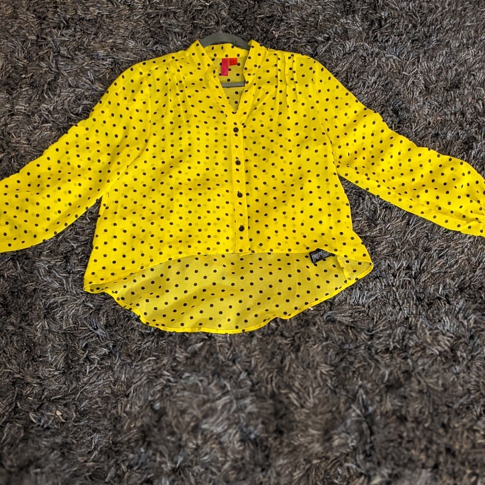 Polka dot blouse